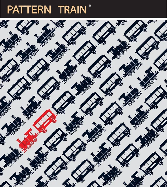 Tren patrón — Archivo Imágenes Vectoriales