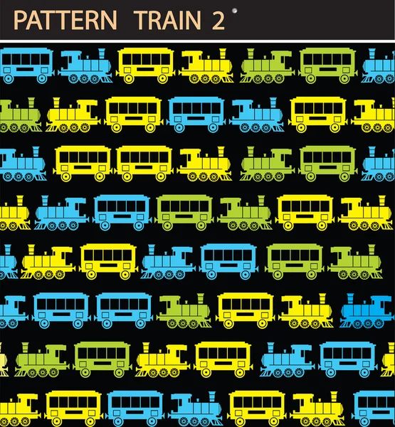 Tren patrón 2 — Vector de stock