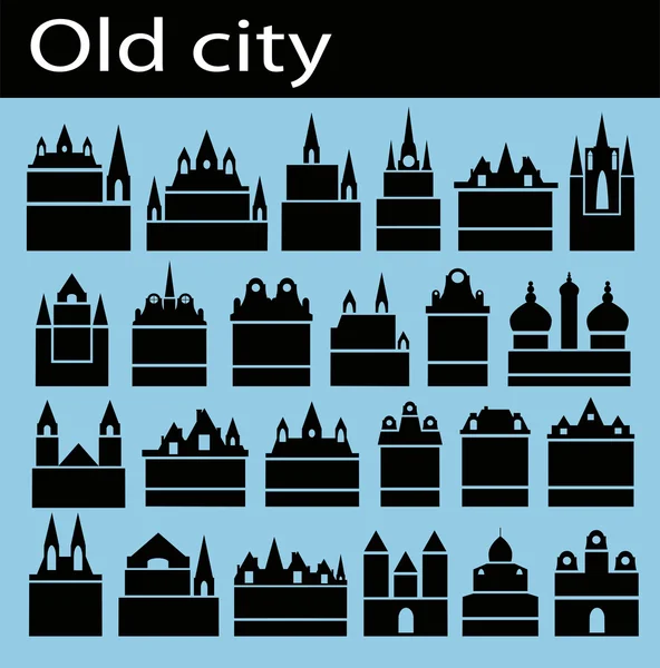 Old city — Stock Vector