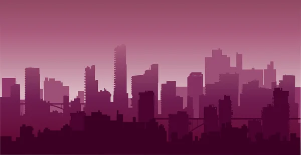 Ville de nuit2 — Image vectorielle