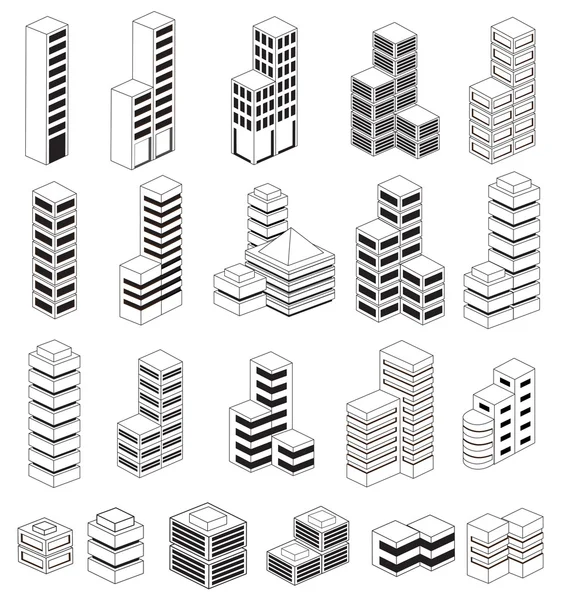 城市建筑 — 图库矢量图片