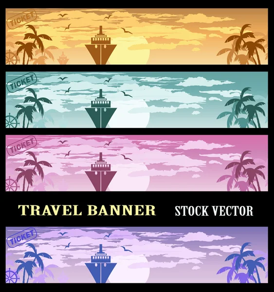 stock vector Colourful banners