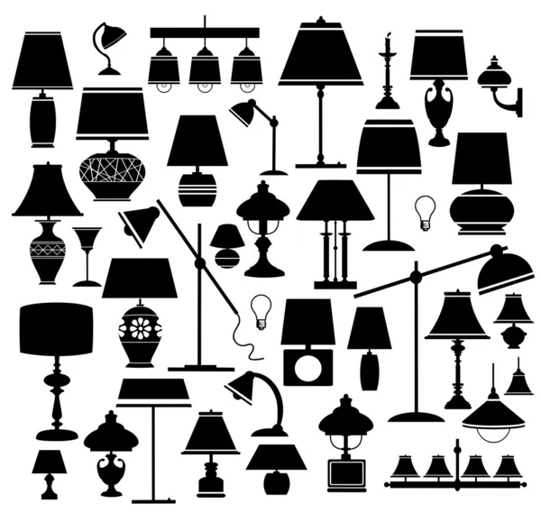 Las lámparas — Archivo Imágenes Vectoriales