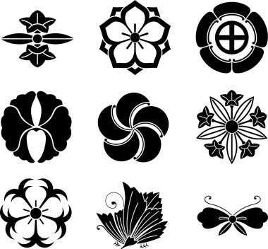 Japanese Family Crests 8 clipart