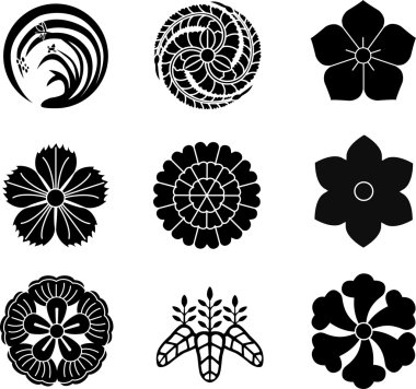 Japanese Family Crests 9 clipart