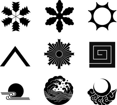 Japanese Family Crests 21 clipart