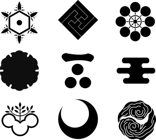 Japanese Family Crests 20 — Stock Vector