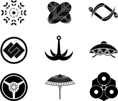 Japanese Family Crests 26 clipart