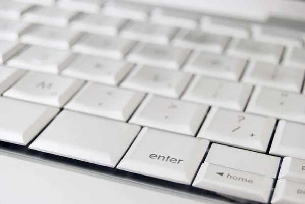 Silver Keyboard — Stock Photo, Image