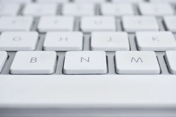 White Keyboard — Stock Photo, Image