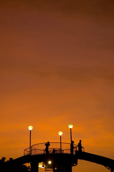 Sunset Silhoutte — Stock Photo, Image
