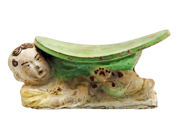 Antica scultura in ceramica — Foto Stock