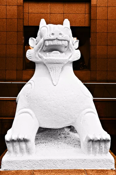 라 궁 사자 조각 — 스톡 사진