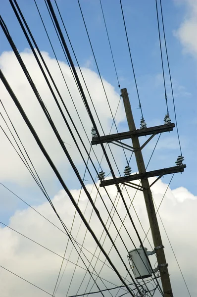 Linie energetyczne — Zdjęcie stockowe