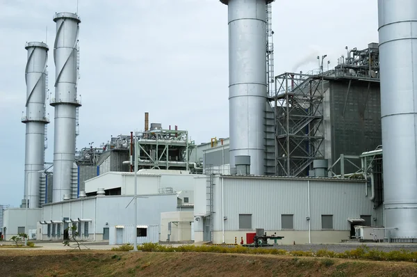 Power Plant Chimney — Stock Photo, Image