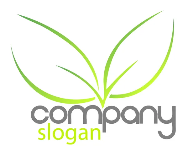 Βιο λογότυπο εταιρείας — Διανυσματικό Αρχείο