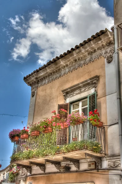 Sizilianischer Balkon — Stockfoto