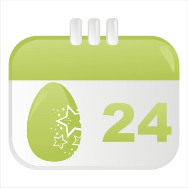 Easter calendar icon