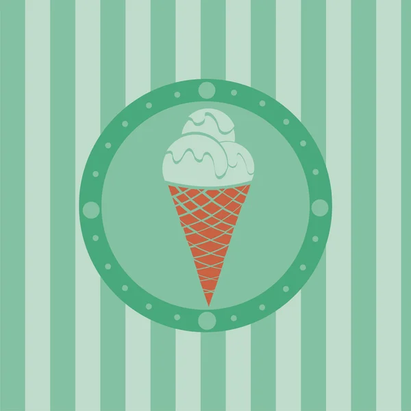 Crème glacée fond — Image vectorielle
