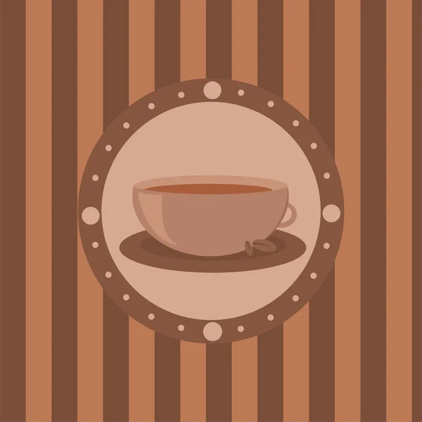 Café fundo — Vetor de Stock