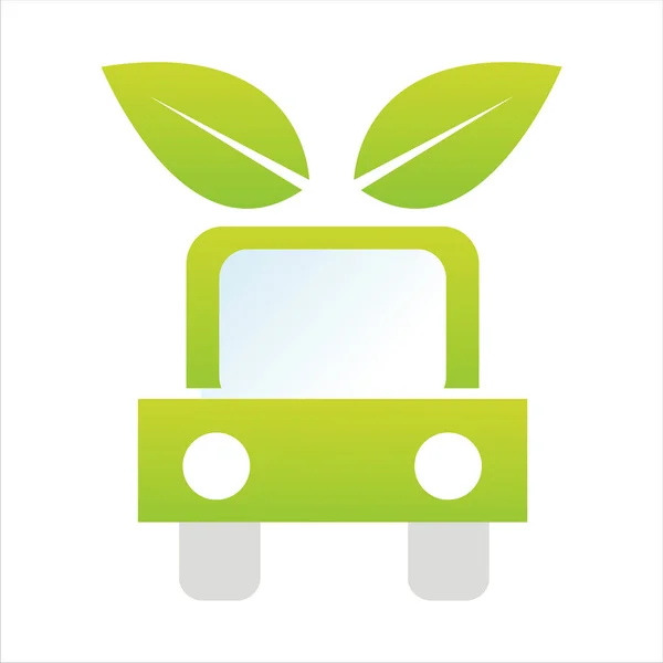 stock vector Eco car icon