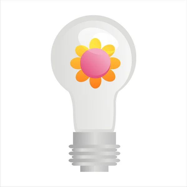 生态灯与花 — 图库矢量图片