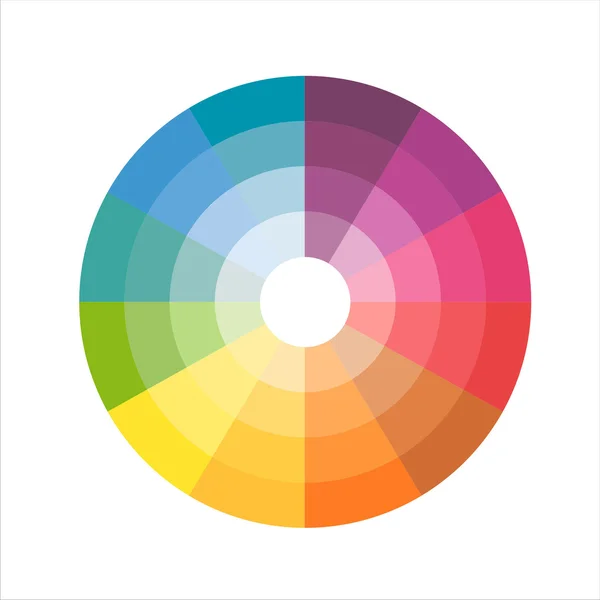 Rueda de color — Archivo Imágenes Vectoriales