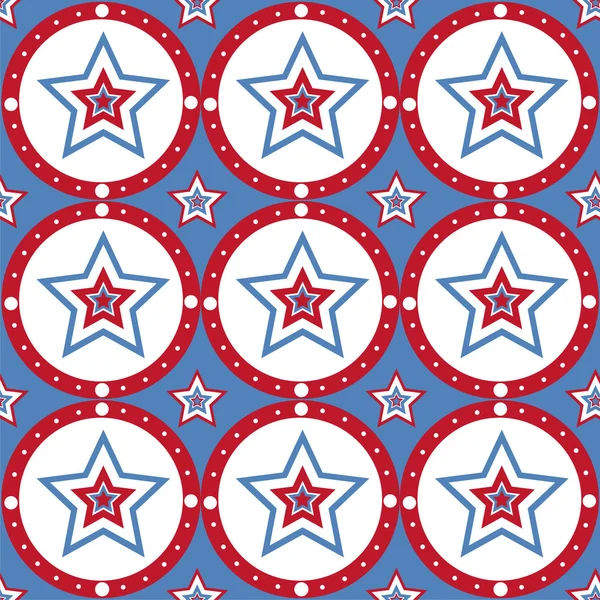 Αμερικανική χρωματιστά αστέρια μοτίβο — Διανυσματικό Αρχείο