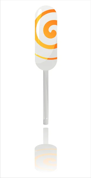 Lollipop isolerad på vit — Stock vektor