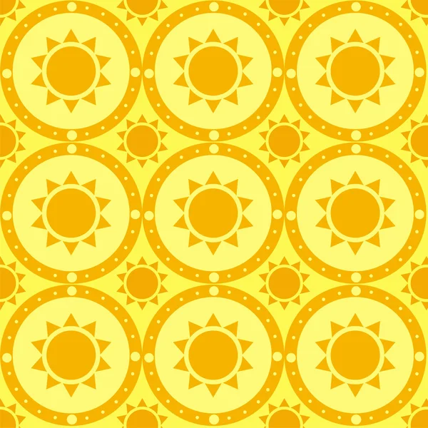 Solen mönster — Stock vektor
