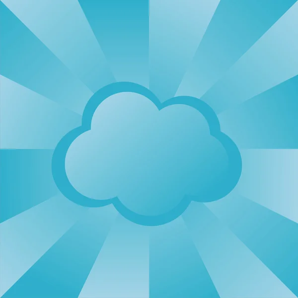 Contexte du nuage — Image vectorielle