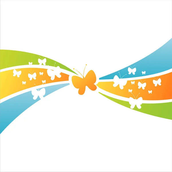 Pozadí motýla — Stockový vektor