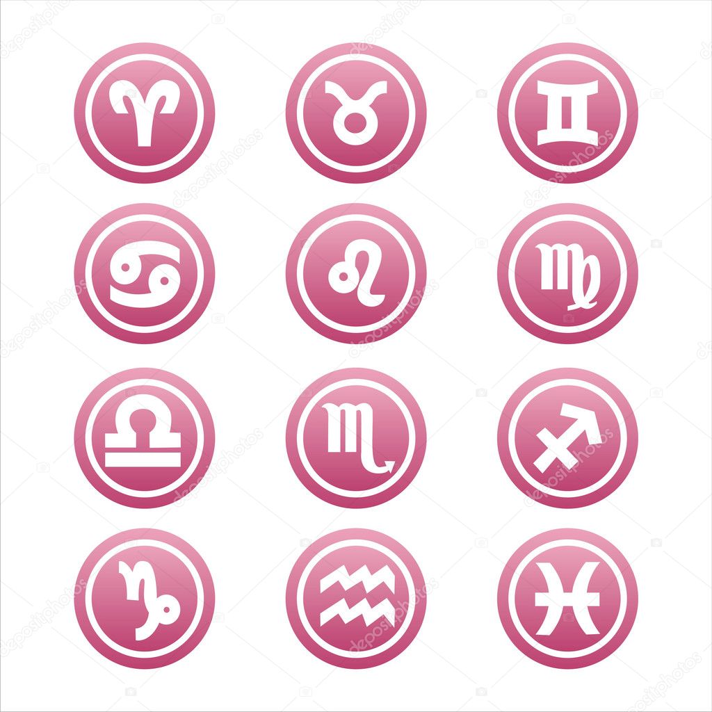 Pink zodiac signs