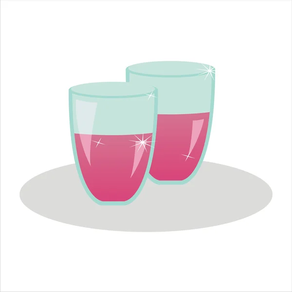 Bebidas ilustración — Vector de stock