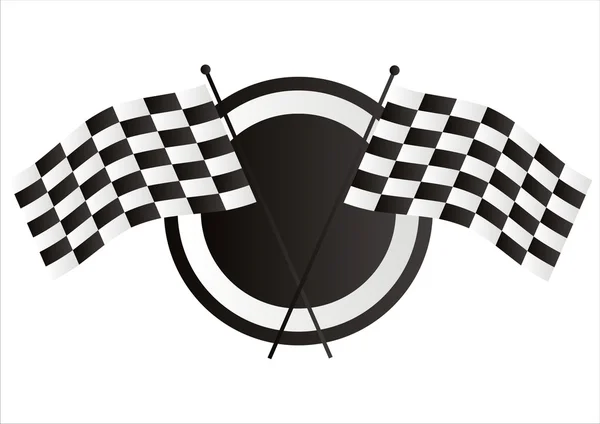 Drapeaux de course — Image vectorielle