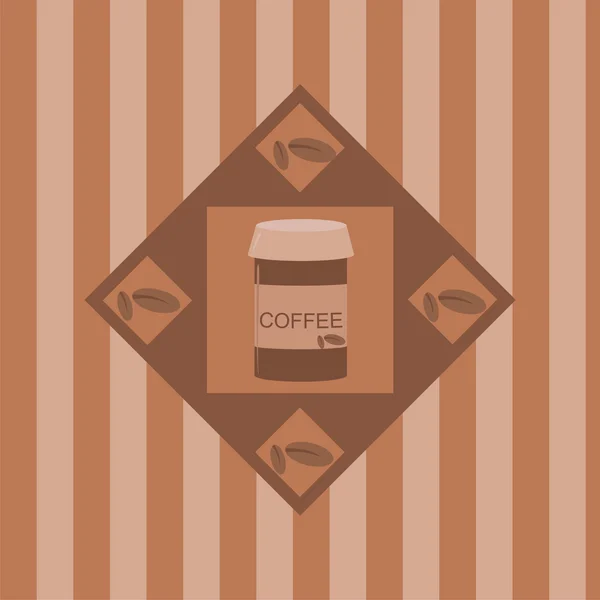 Coffee background — Stock Vector