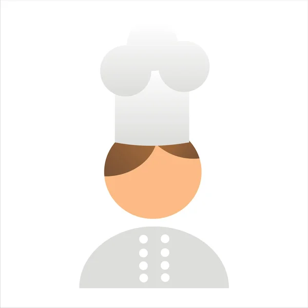Šéfkuchař ikona — Stockový vektor