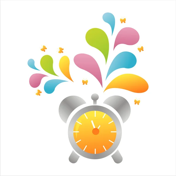 Clock background — Stock Vector
