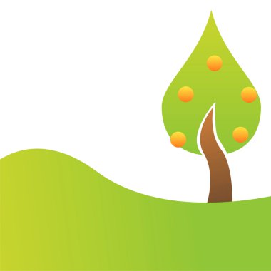 Tree background clipart