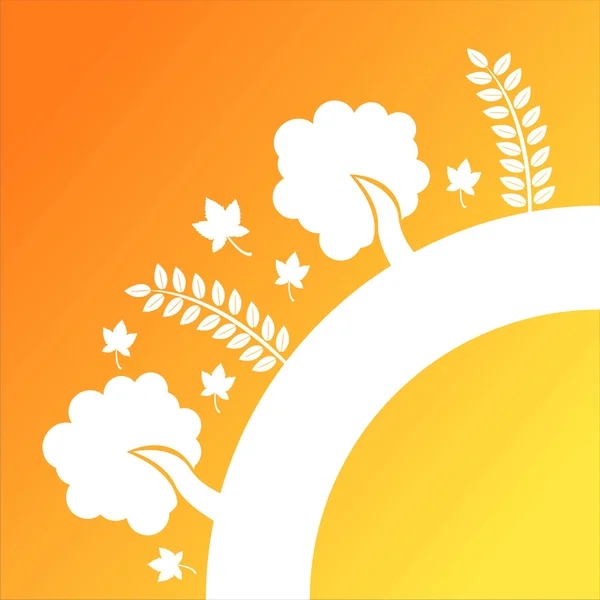 Illustration florale d'automne — Image vectorielle