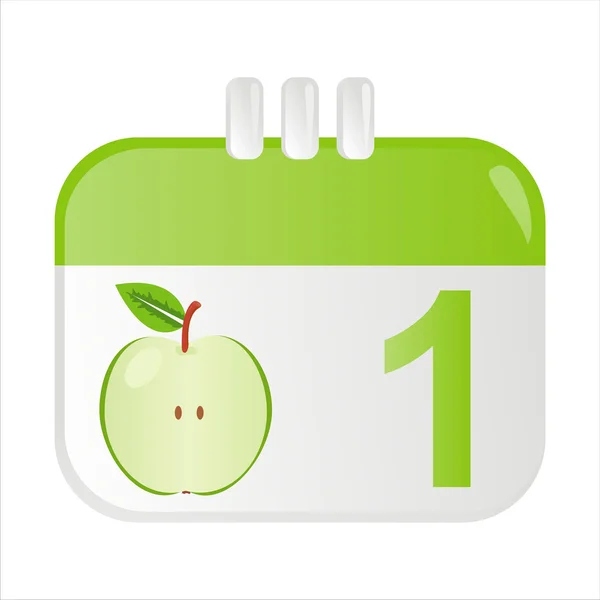 Školní kalendář ikona — Stockový vektor
