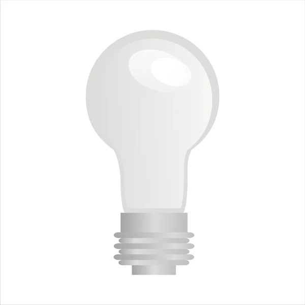 Lampe isolée sur blanc — Image vectorielle