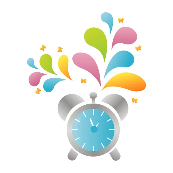 Clock background — Stock Vector