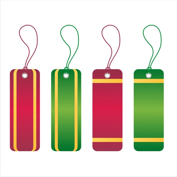 Christmas sale tags — Stock Vector