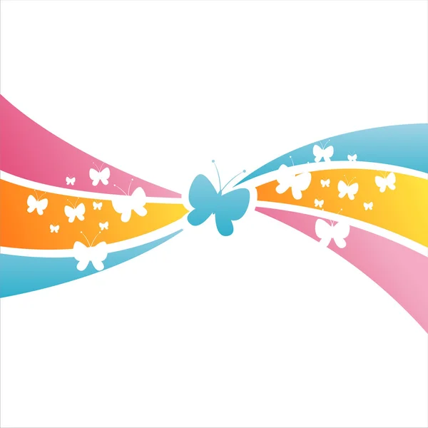 Papillons fond — Image vectorielle