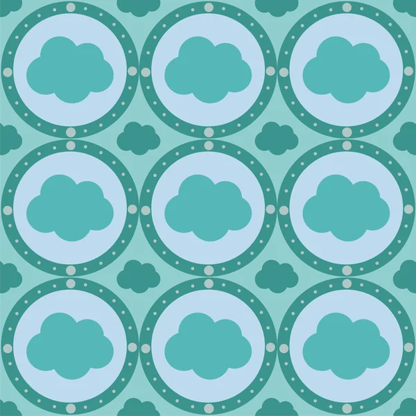 Cloud pattern — Stock Vector