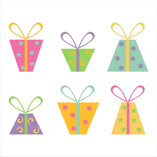 Cadeaux mignons — Image vectorielle