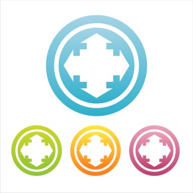 renkli oklar işaretleri