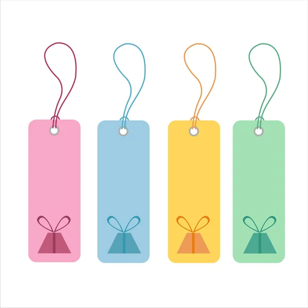 Gifts tags — Stock Vector