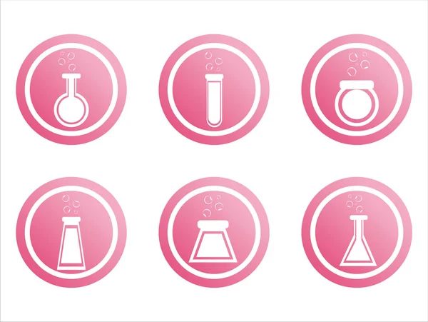 ピンクの化学記号 — ストックベクタ